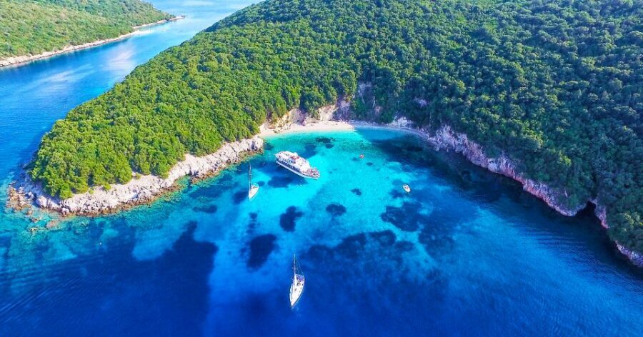 Corfu: Parga, Sivota and Blue Lagoon Full-Day Boat Cruise - Parga old town: Venetian defenses, Virgin Mary church, and sea-level wandering