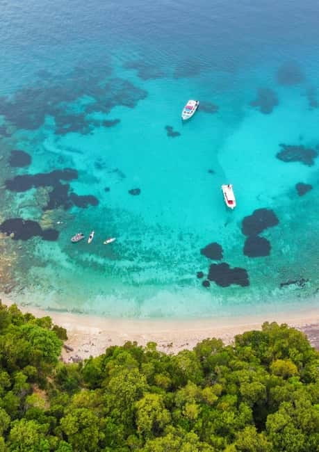 Corfu: Parga Village, Sivota Islands, and Blue Lagoon Cruise - Leaving Corfu for the Sivota Coast