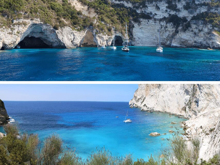 Corfu: Paxos Island Full-Day Cruise with Blue Caves - The Blue Caves Stop: Photos, Short Windows, and How to Maximize It