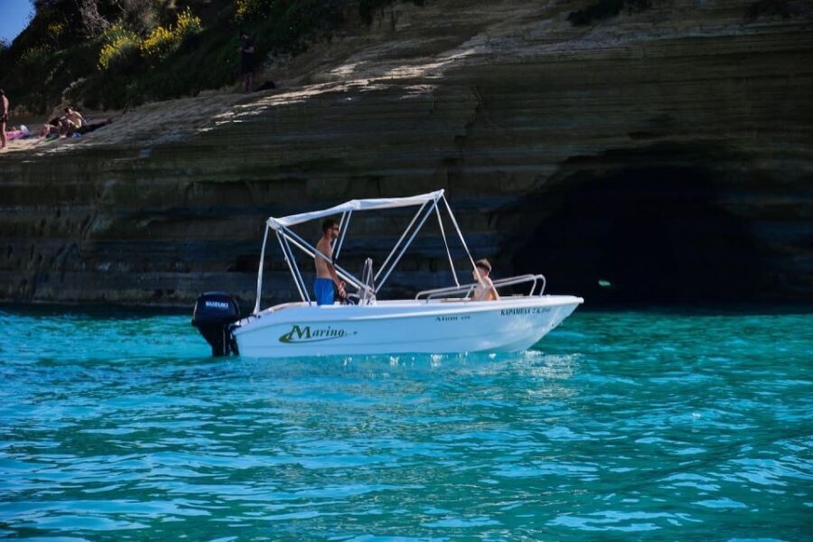 Corfu: Premium Boat Rental without Skipper - Arriving at Sidari Watersports and Getting Set Up