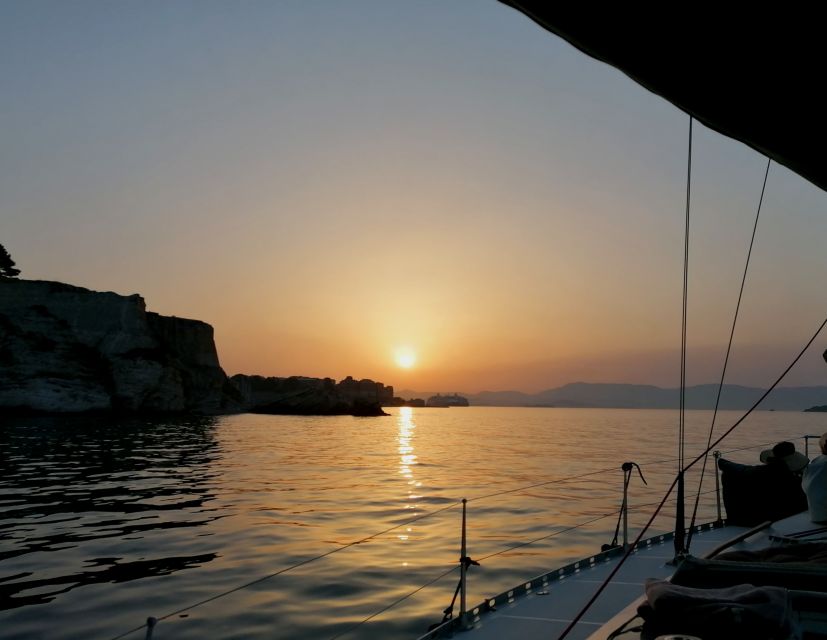 Corfu: Private Sunset Cruise - The mood onboard with Captain Thermi