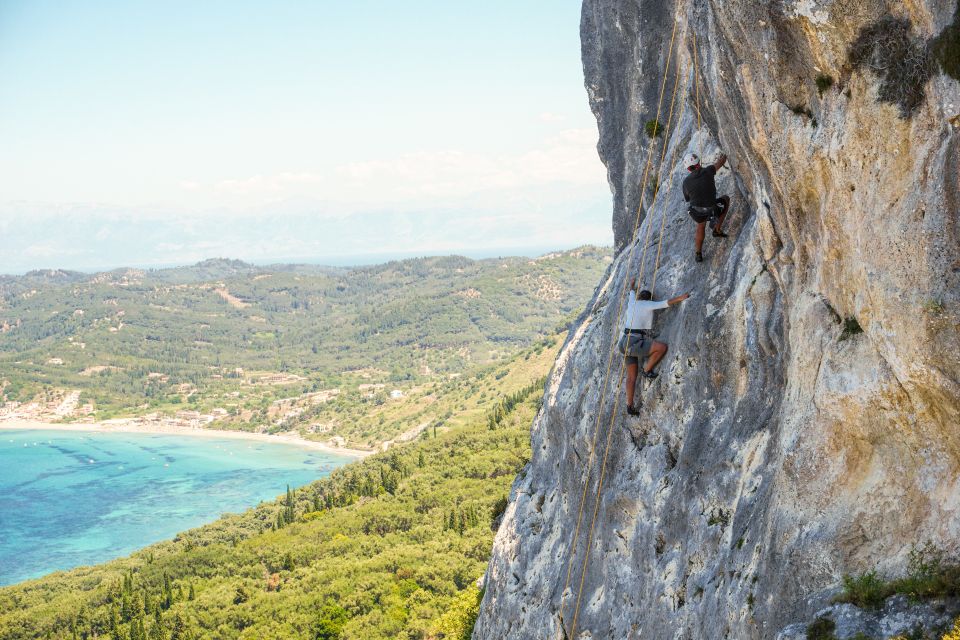 Corfu: Rock Climbing for Beginners - A first climb with the Ionian Sea below