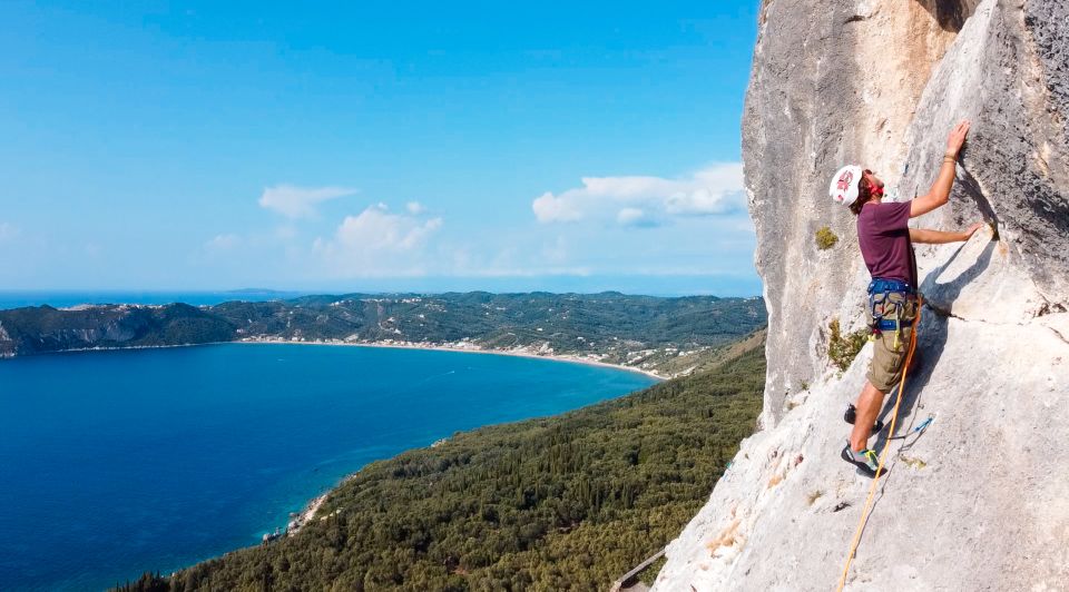 Corfu: Rock Climbing for Beginners - Why Makrades makes a better classroom than a gym