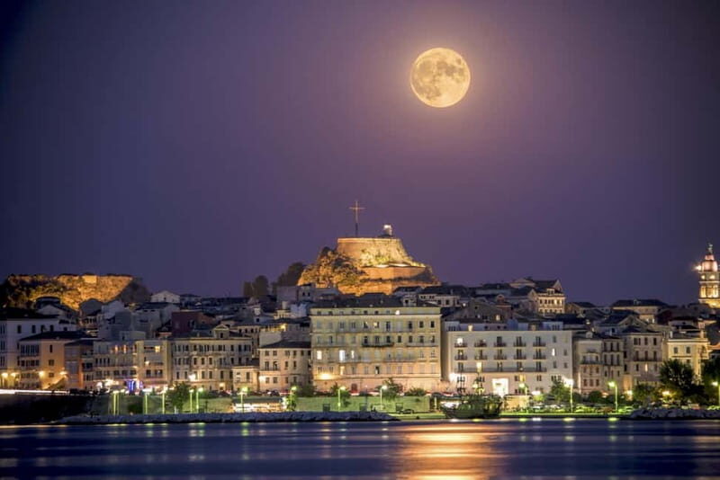 Corfu Sunset Cruise Escape with live DJ, drinks and snacks - Corfu Town coastline, Venetian fortresses, and guided views that make it click
