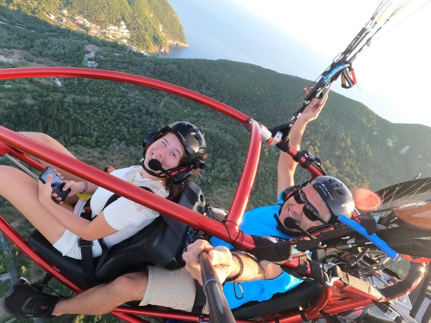 Corfu: Tandem Paratriking Flight over Corfu - The flight itself: taking in Corfu from above