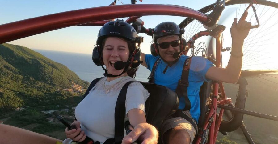 Corfu: Tandem Paratriking Flight over Corfu - What happens before you fly (and how fast it gets airborne)