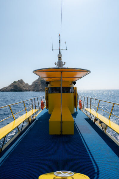 Corfu: Underwater Cruise in Paleokastritsa - The first part: cliffs and open-air views