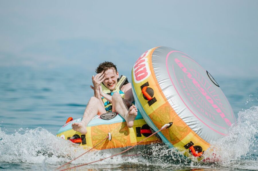 Corfu: Watersports - Inflatable Rides near Corfu Town - Key points before you go