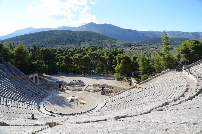 Corinnt Canal, Epidaurus, Nafplio and Mycenae, Private Day Tour - Epidaurus theatre: the acoustics are the main show