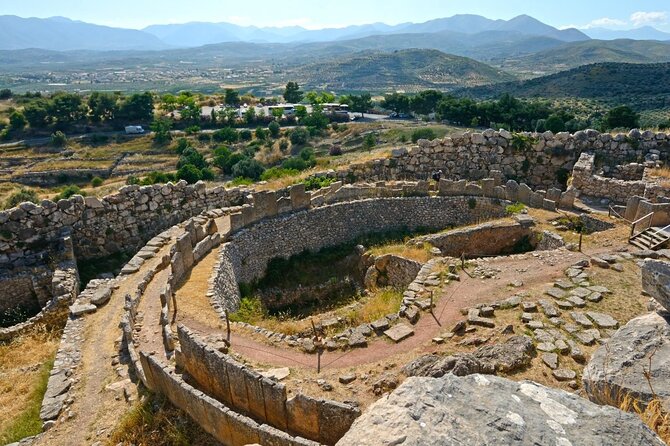 Corinth Canal, Ancient Corinth, Mycenae and Nafplio Private Tour from Athens - Palamidi Castle above Nafplio