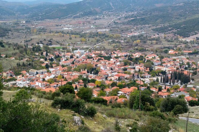 Corinth, Cave of Lakes, Odontotos Railway Private Tour with Greek Lunch Included - Kastria Cave of the Lakes: 13 cascading lakes under ground