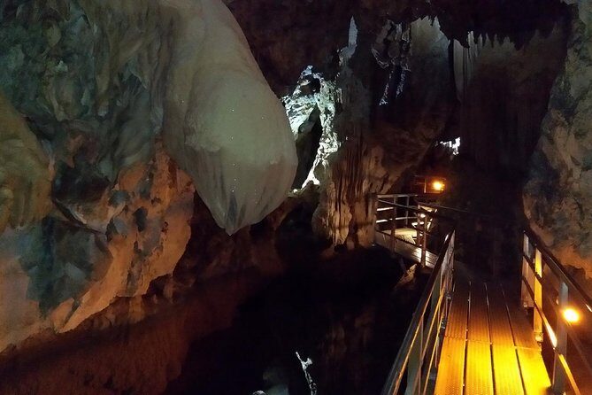 Corinth, Cave of Lakes, Odontotos Railway Private Tour with Greek Lunch Included - Mega Spilaio Monastery vs. extra Corinth: picking your viewpoint