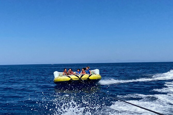 Crazy Sofa 15-Minutes Riding in Traganou Beach - A 15-minute burst of water-sports fun