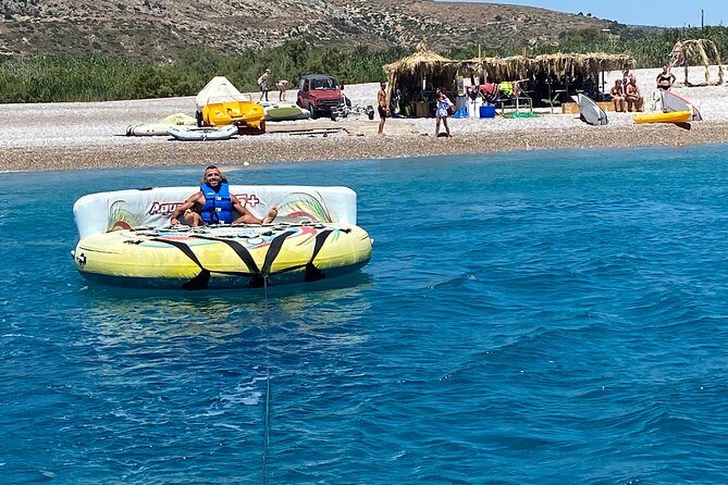 Crazy Sofa 15-Minutes Riding in Traganou Beach - How it compares with a regular beach day