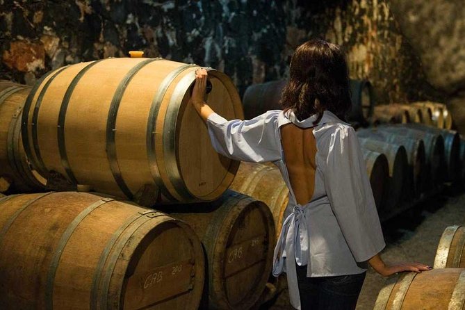 Cretan Delights - Wine, Olive Oil & Cooking Workshop from Chania - Wine tasting at Dourakis