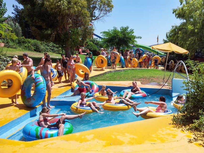 Crete: Acqua Plus Water Park Entrance with Transfer & Lunch - When the Whole Group Has Different Priorities