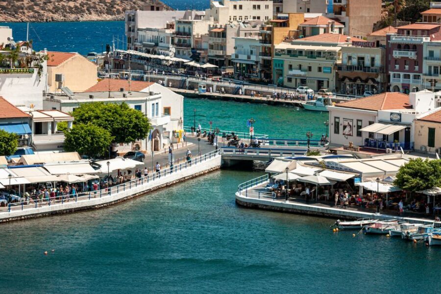 Crete: Agios Nikolaos, Plaka and Spinalonga Island Tour - Elounda and the lagoon area: mostly about the beach break