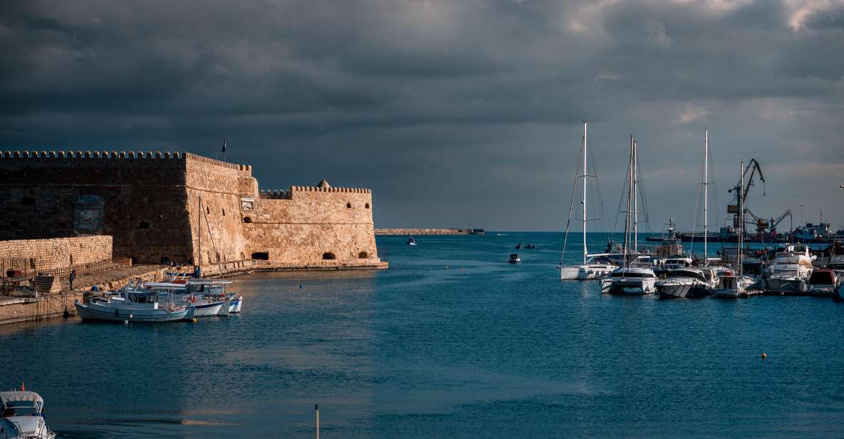 Crete: Day Tour to Heraklion City, Market & CRETAquarium - Heraklion’s food market, about one hour