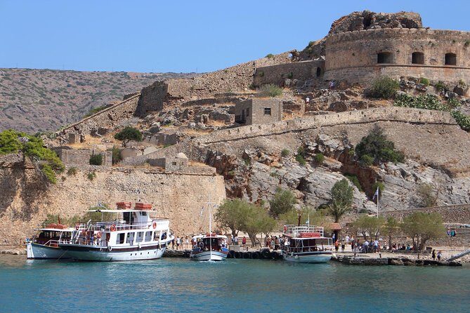 Crete Elounda and Spinalonga Island Cruise Day Trip - Agios Nikolaos harbor and the bottomless-lake moment