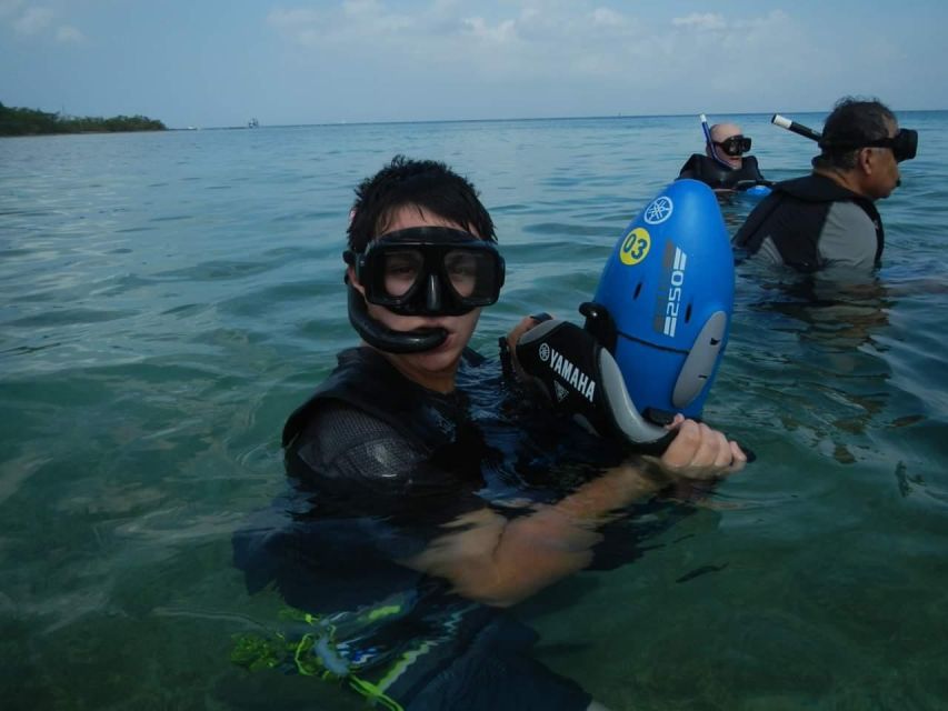 Crete: Heraklion Snorkeling Tour with Seascooter - Using the seascooter without trouble