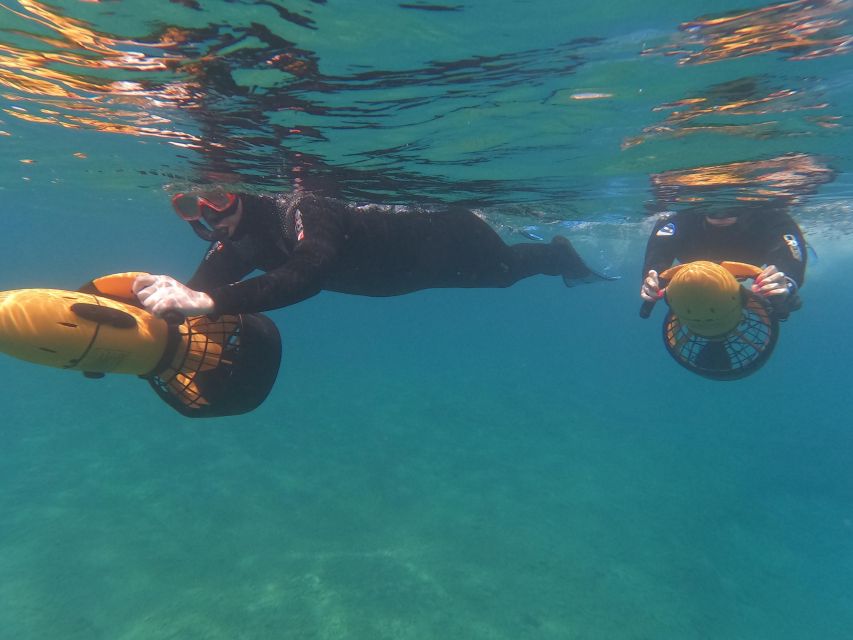 Crete: Heraklion Snorkeling Tour with Seascooter - The boat, photo stop, and free time