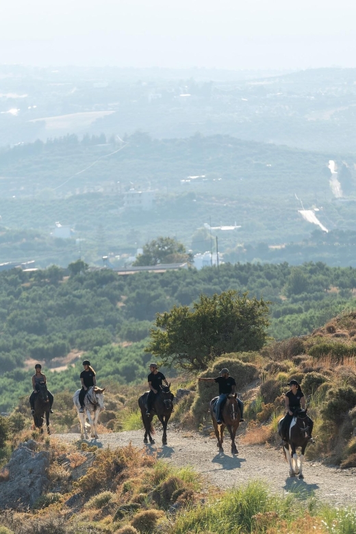 Crete Horse Riding: Cretan Countryside Ride - Finding your pace on the first part of the trail