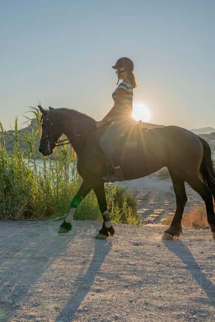 Crete Horse Riding: East Coastline Ride - Getting on the horse: what the first minutes usually feel like
