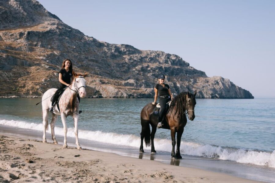 Crete Horse Riding: Plakias Beach Ride - How the guide, horses, and safety gear actually work