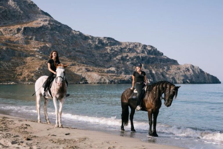 Crete Horse Riding: Plakias Beach Ride - Start at the Plakias Horse Riding Center, then roll through olive groves