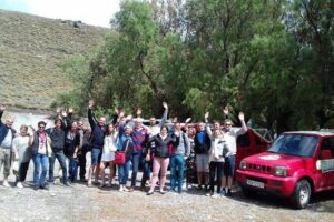 Crete Jeep Safari to the south coast - Entering the St. Antonios area: the Drymos cafe and gorge refresh