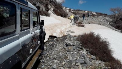 Crete: Land Rover Safari Nida Route - Livadi Plateau brings orchards, herbs, and open mountain views