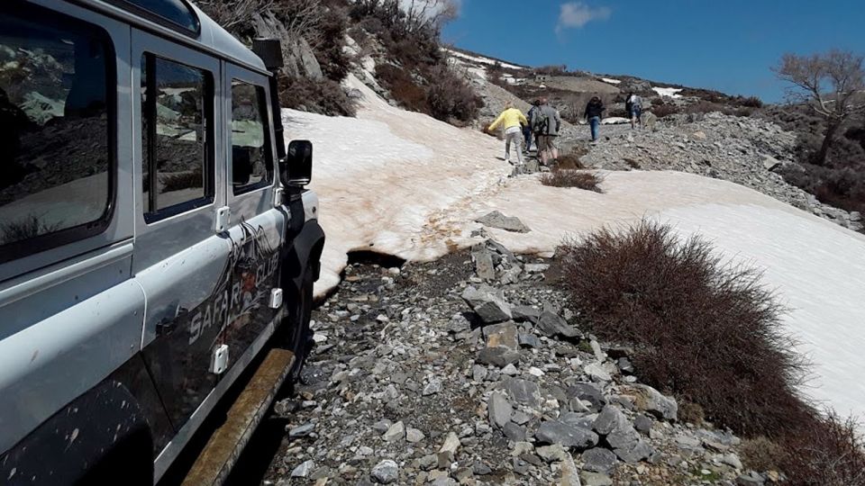 Crete: Land Rover Safari Nida Route - Livadi Plateau brings orchards, herbs, and open mountain views