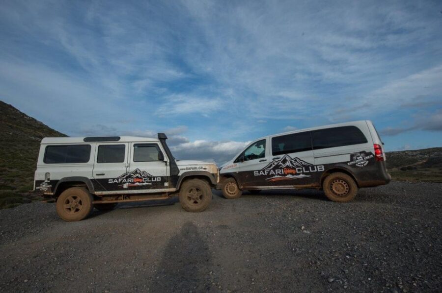 Crete: Land Rover Safari Through the Plateaus - Return Through Olive Groves and the Deep Blue Coast
