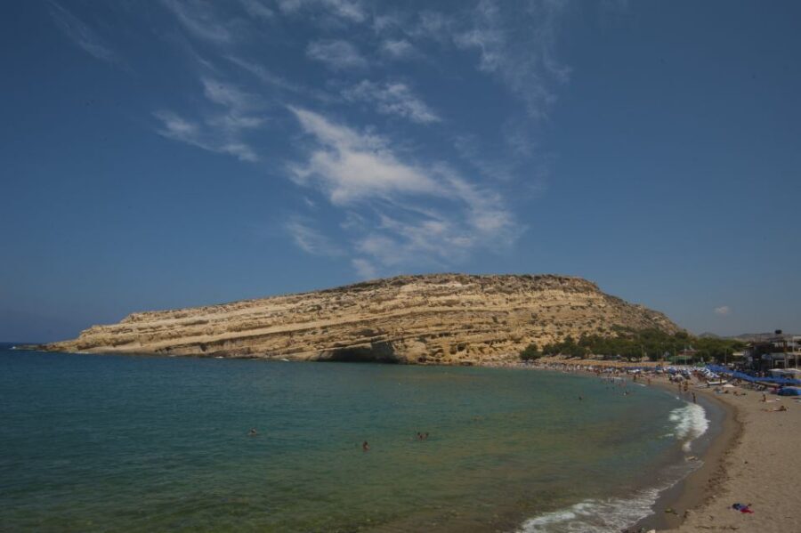 Crete: Matala Beach and Hippie caves, Red beach - Photo stop energy: Grand River and Kourtaliotikos Gorge cliffs