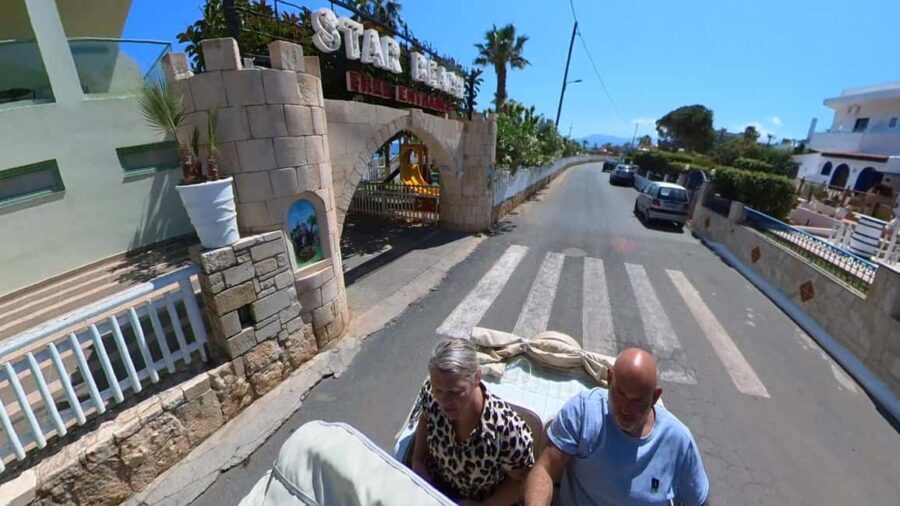 Crete: Private Tuk Tuk Tour of 7 Villages with Tastings - Beach-road passing: Malia and Stalida, plus a Star Beach glimpse