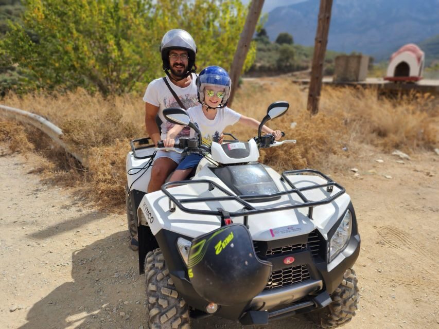 Crete: Quad Off-Road Tour to Villages with Hotel Transfers - Safety briefing, helmets, and how the base ATVs actually ride