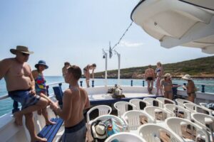 Crete: Spinalonga, Elounda, & Agios Nikolaos Boat Tour & BBQ - Kolokytha Beach: the best payoff for your time on the water