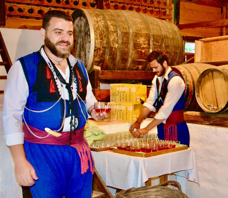 Crete: Traditional Cretan Night: Live Show and Dinner - A short walk through Karouzanos