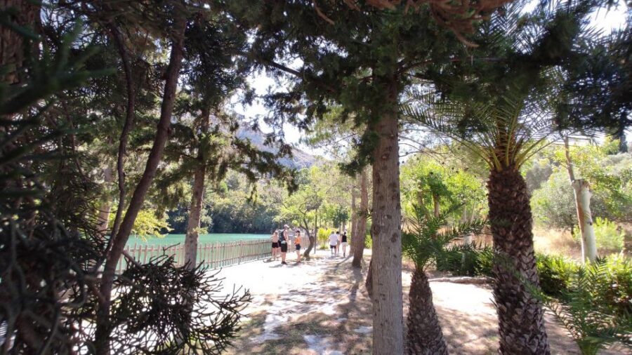 Crete: Trypiti Beach Off-Road South Tour w/ Lunch & Wine - Zaros Lake: your one-hour break in the middle of the action
