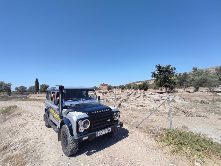 Crete: Trypiti Beach Off-Road South Tour w/ Lunch & Wine - Lunch with wine: Cretan comfort in an olive-tree canyon setting