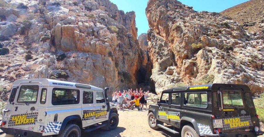 Crete: Trypiti Beach Off-Road South Tour w/ Lunch & Wine - Agia Varvara coffee: a gentle cooldown before returning