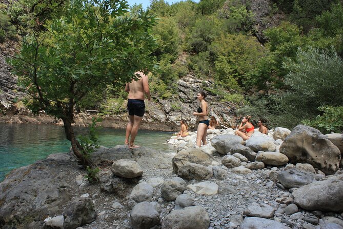 Crossing Vikos Gorge - Plane trees, Gamila peak, and the final approach