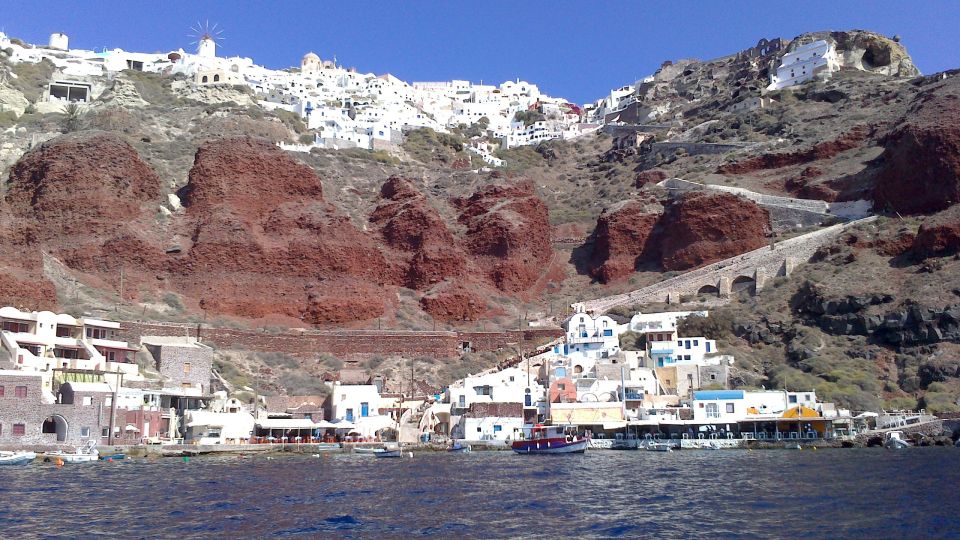 Cruise Traveller's Shore Excursion - Red Beach is a short, striking stop