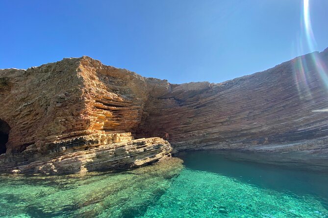Daily Boat Trip Antiparos & Despotico - Panagia Faneromeni offers a calmer bay
