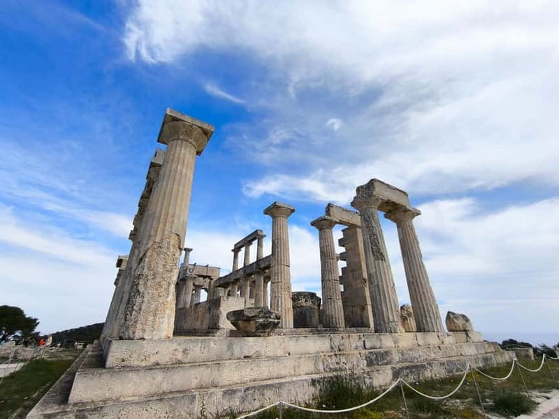 Daily Tour on Aegina sights by SUV and swimming in the sea - Paleochora’s ruined chapels and hilltop views