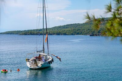 Day Sailing Trip in Halkidiki (7 hours) - Toroneos Gulf views from the water