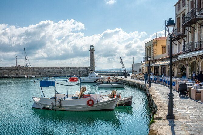 Day trip to Rethymno, Chania & Kournas lake - Stop 2: Chania’s Harbor Area, Lighthouse Views, and the Agora