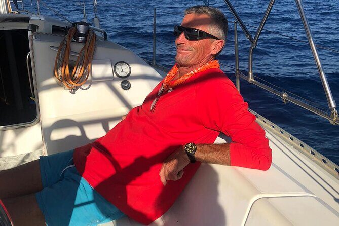 Daytour Sailboat with Lunch/drinks in Lindos area - A private 6-hour sail off Rhodes east coast feels different
