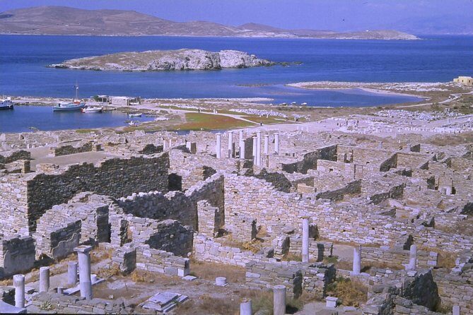 DELOS, the island of god Apollo - Stop 1: Theater district mosaics, cisterns, and house ruins