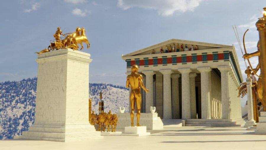 Delphi Entry Ticket & Virtual Reality Audio Guided Tour - Walking the Delphi monuments: Omphalos, theater, stadium, Tholos